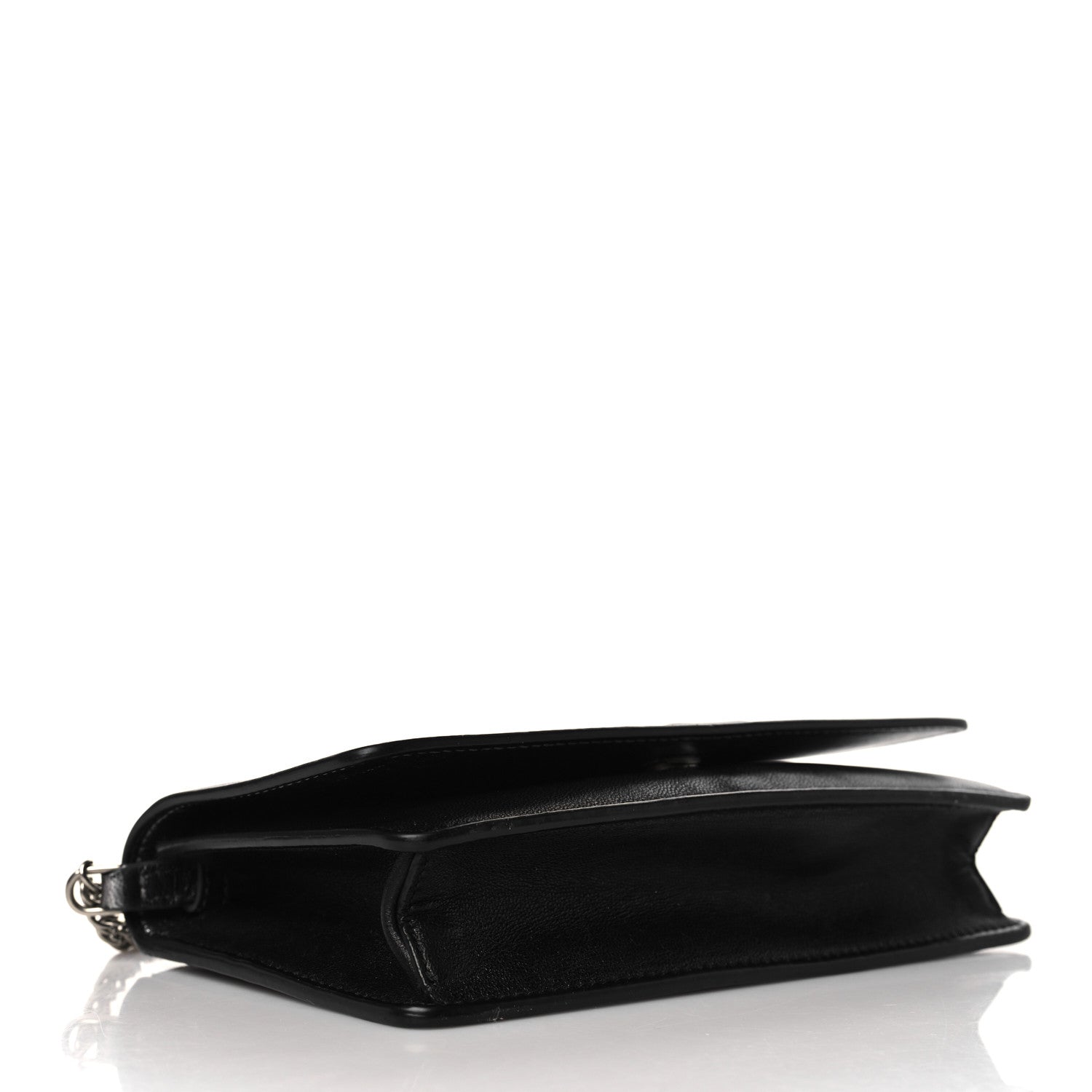 Givenchy Lambskin Emblem Chain Wallet Black 4 of 9