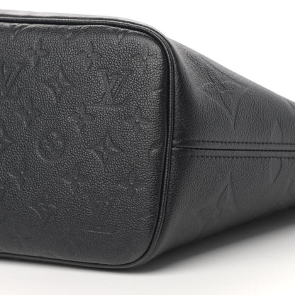 Louis Vuitton Empreinte Monogram Giant Neverfull MM Black 9 of 10