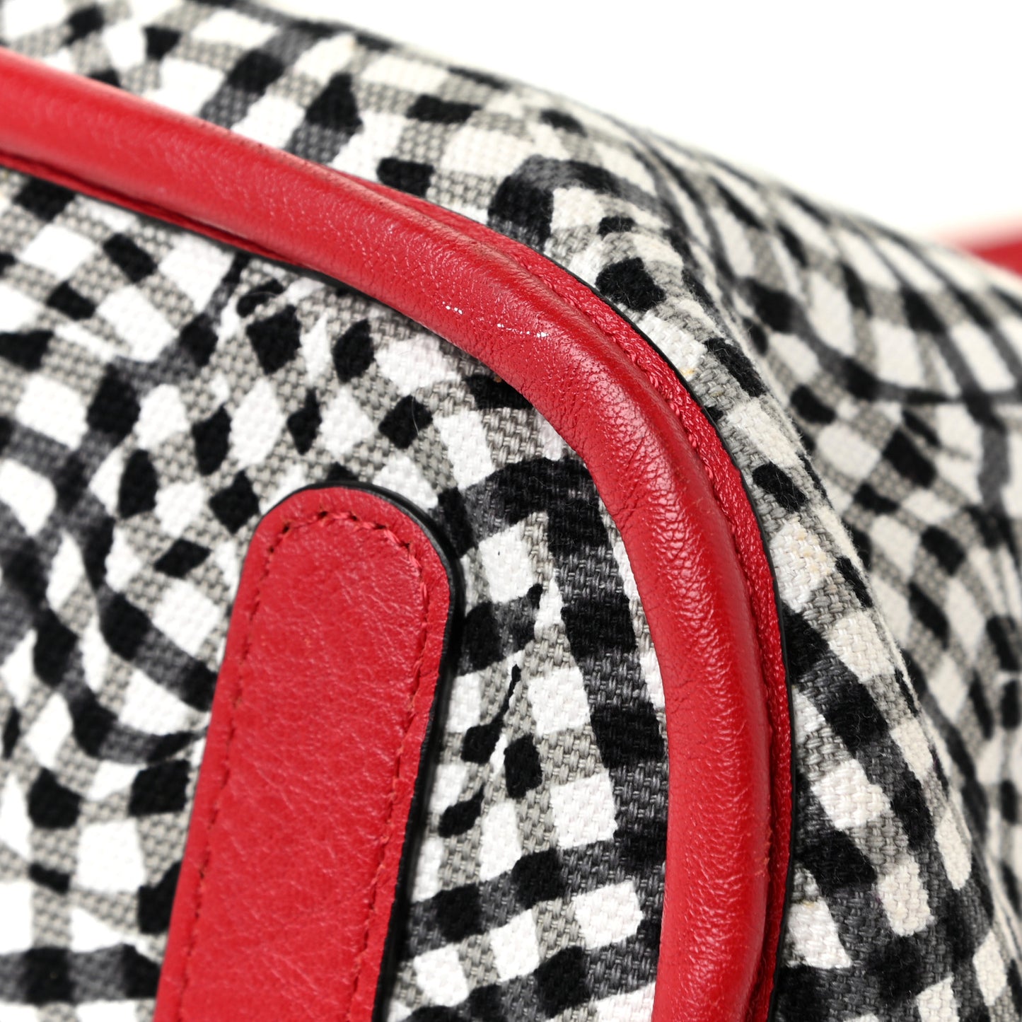 Visetos Medium Liz Reversible Shopper Tote Ruby Red