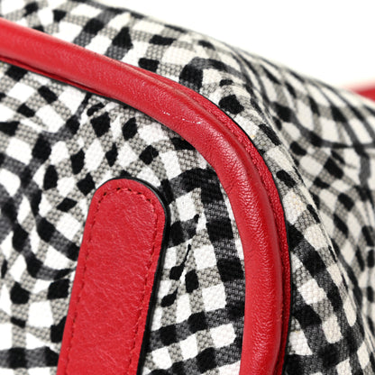 MCM Visetos Medium Liz Reversible Shopper Tote Ruby Red 16 of 23