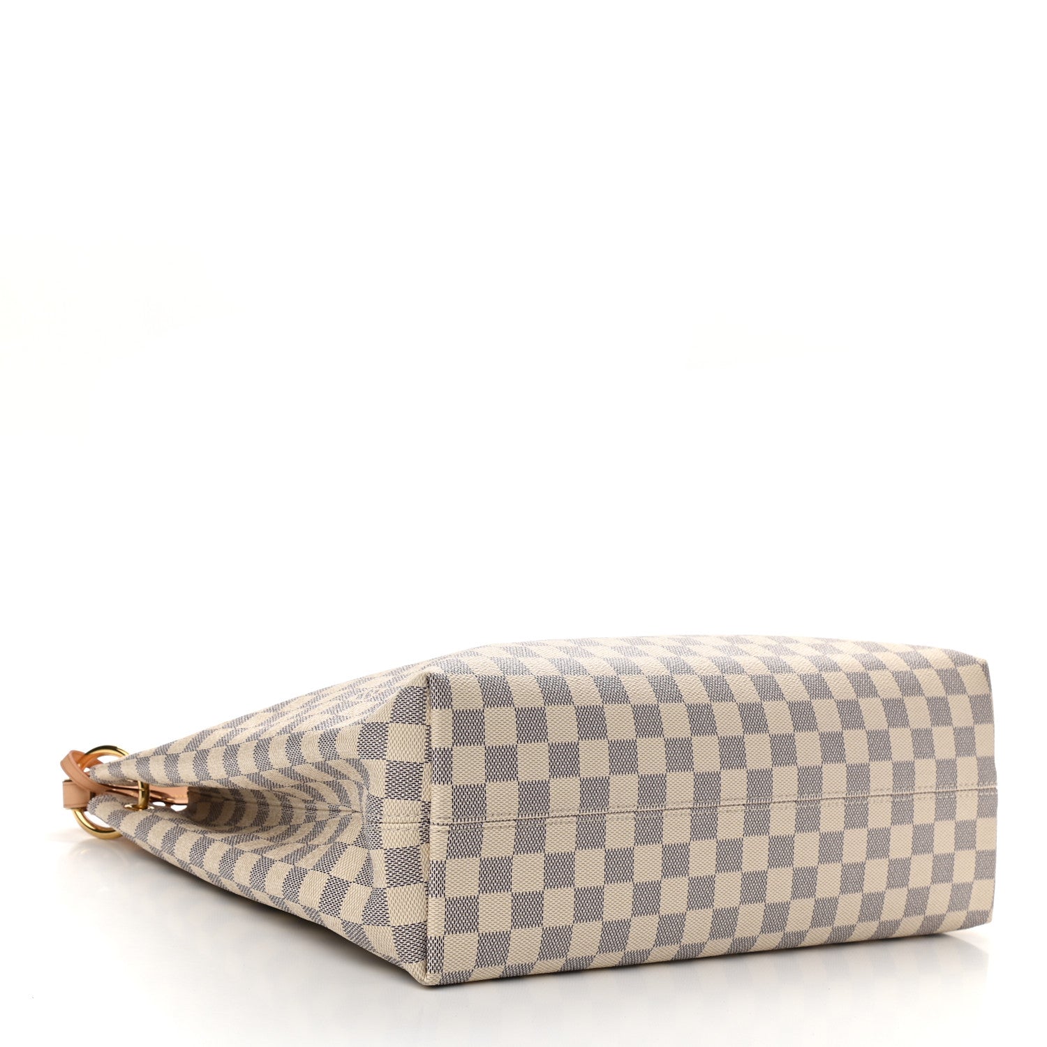 Louis Vuitton Damier Azur Graceful MM Rose Ballerine 3 of 9