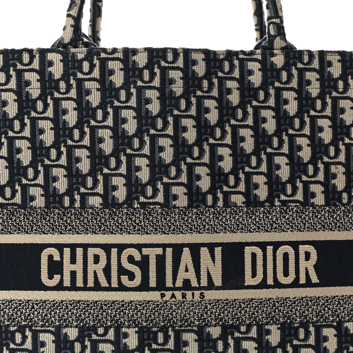 Christian Dior Oblique Large Book Tote Blue Multicolor 8 of 17