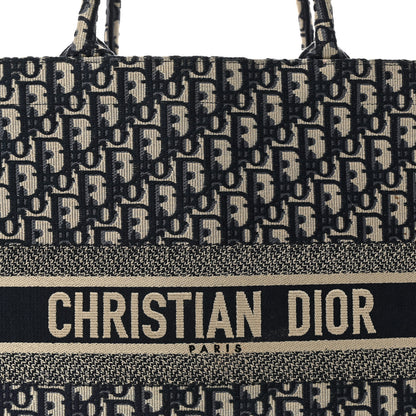 Christian Dior Oblique Large Book Tote Blue Multicolor 8 of 17