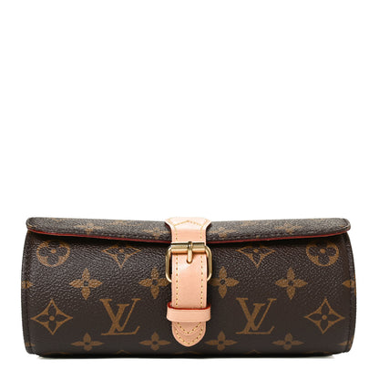 Louis Vuitton Monogram 3 Watch Travel Case 1 of 8