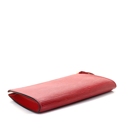 Louis Vuitton Epi Pochette Accessories 24 Castillan Red 5 of 12