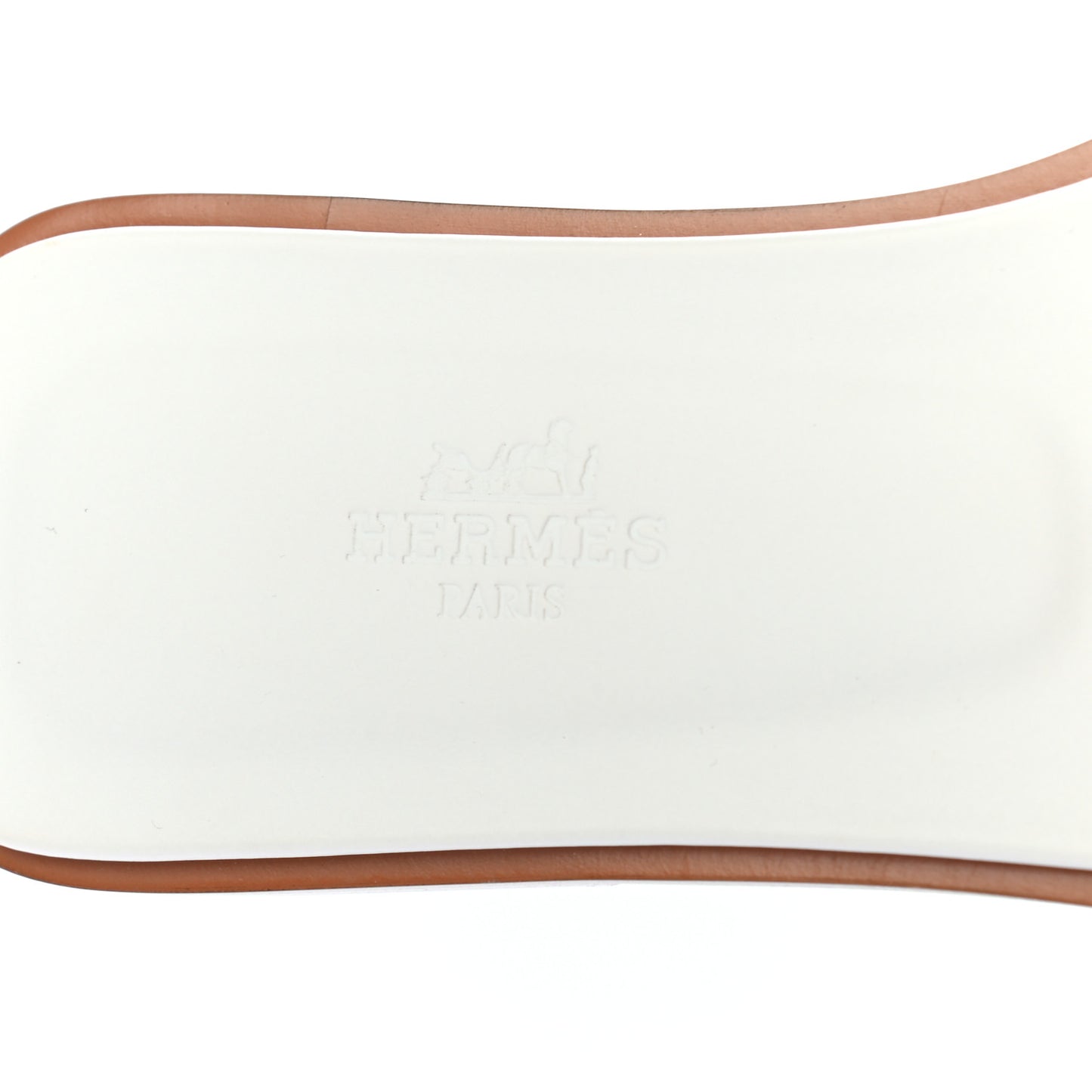 Box Calfskin Oran Sandals 36.5 White