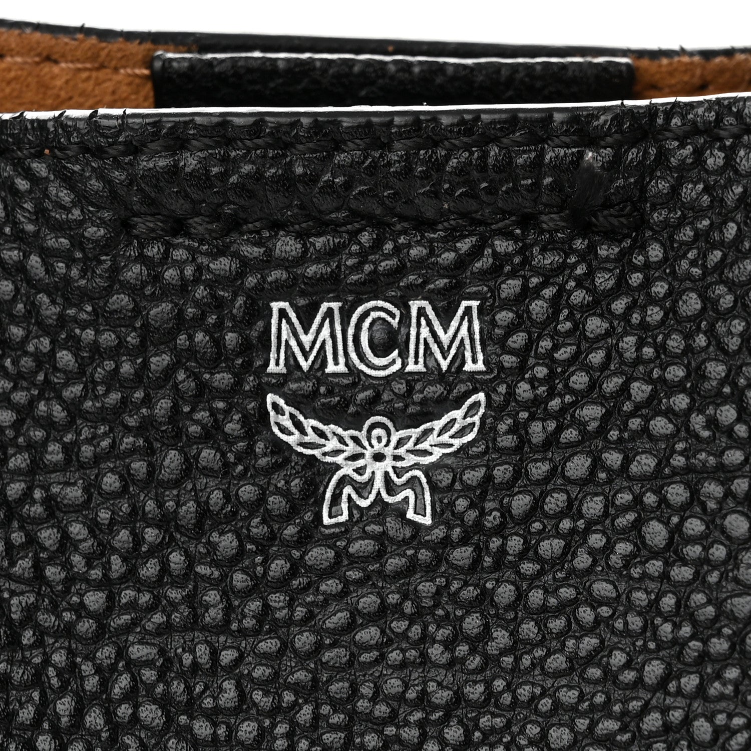 MCM Grained Calfskin Visetos Medium Sarah Hobo Black 6 of 11
