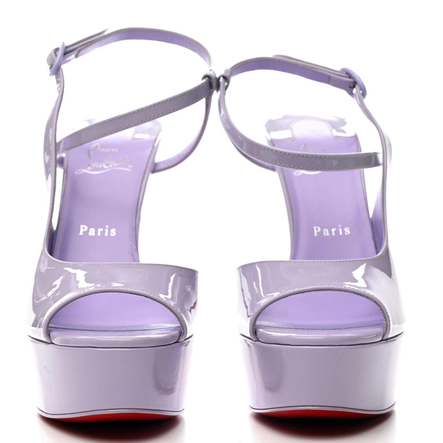 Christian Louboutin Patent So Jenlove 150 Pumps 41 Lilac Smoke 3 of 13