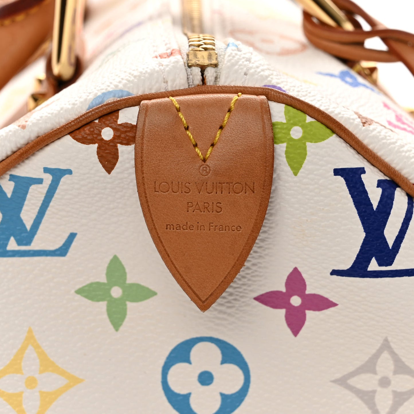 Monogram Multicolor Speedy 30 White
