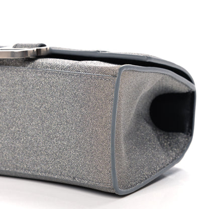 Balenciaga Glitter Fabric Hourglass Top Handle Bag XS Grey 12 of 13