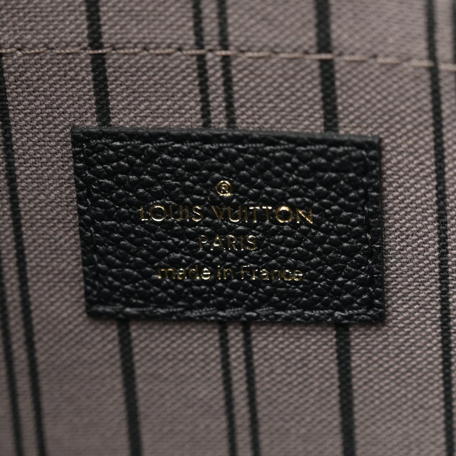 Louis Vuitton Empreinte Montaigne MM Black 7 of 10