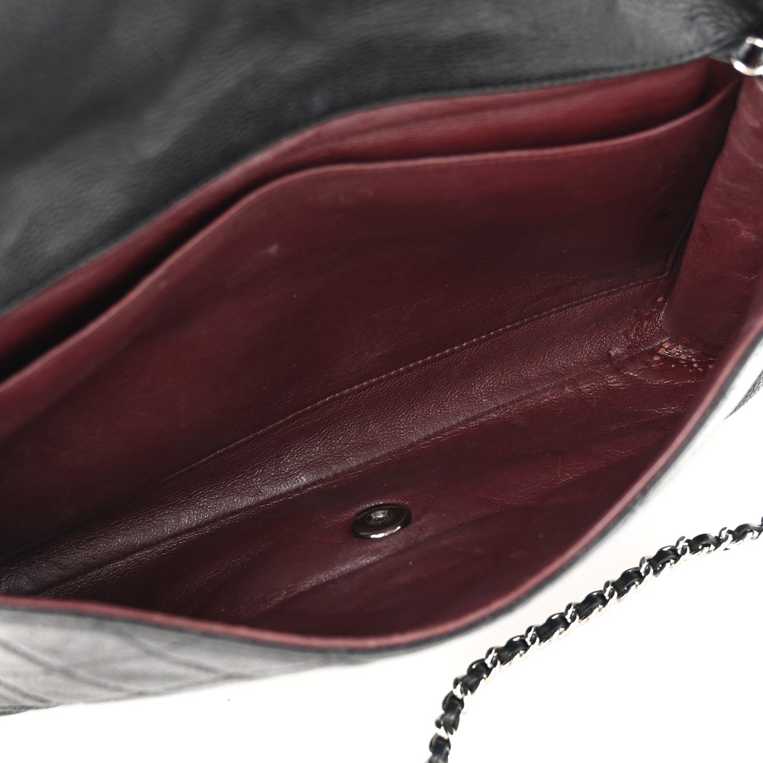 Chanel Caviar Quilted Clutch With Chain Flap Black 5 of 15