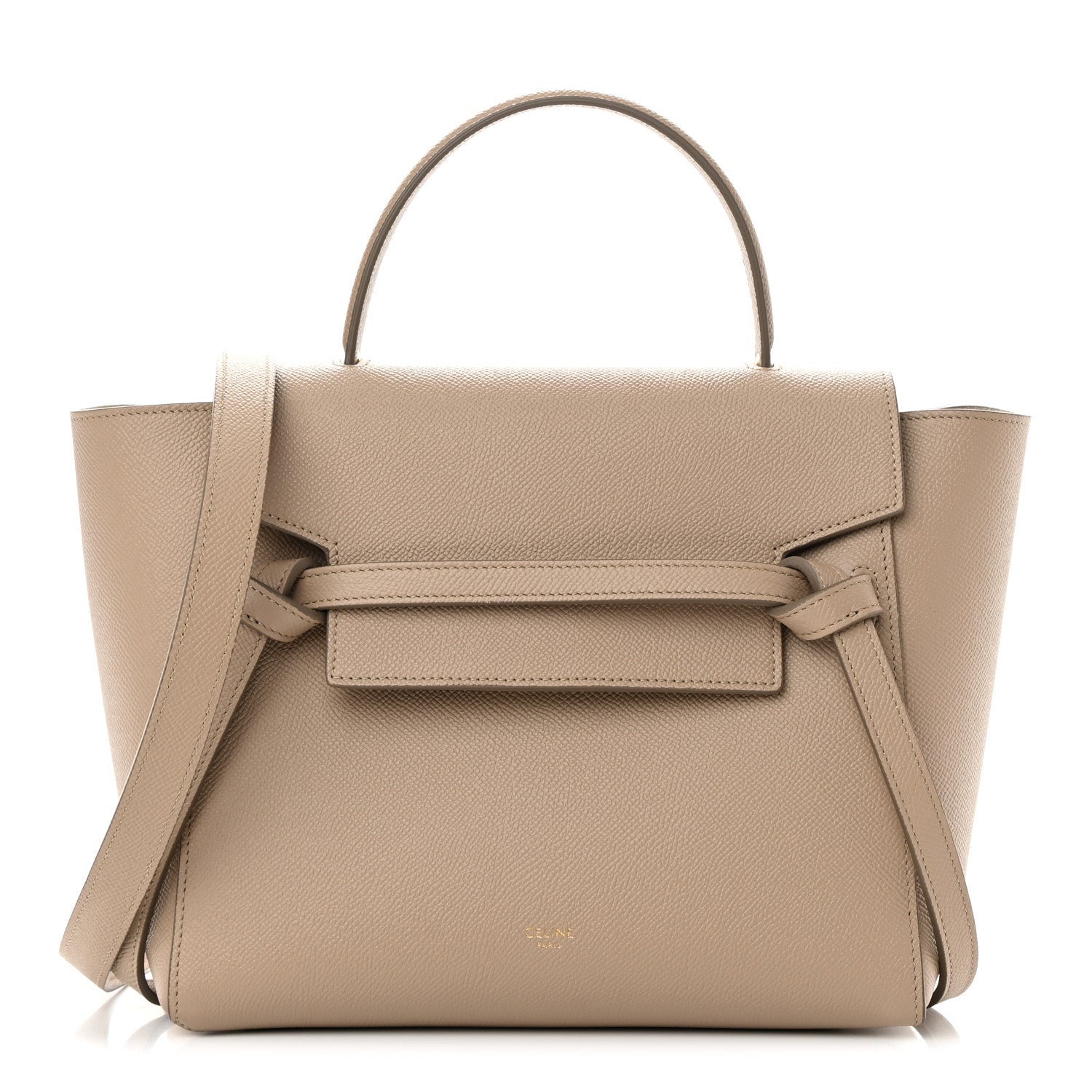Celine Grained Calfskin Micro Belt Bag Light Taupe 1 of 14