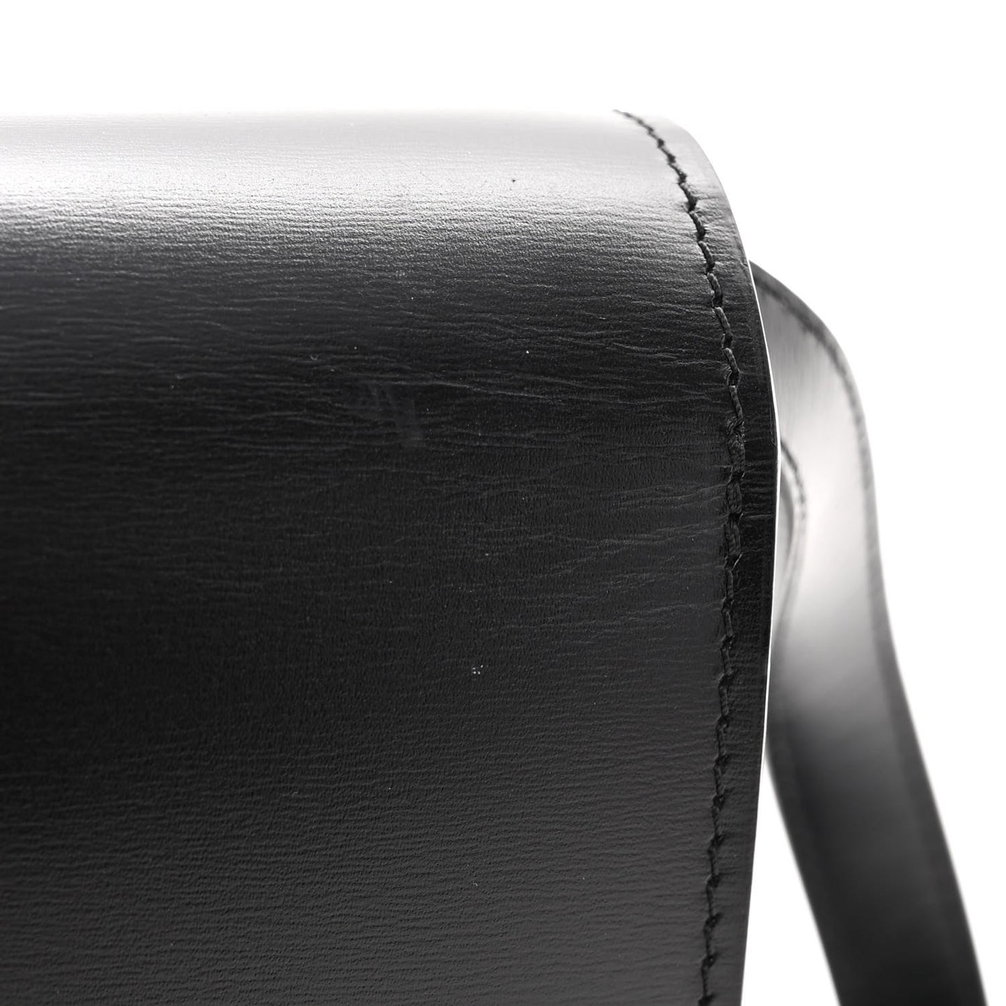 Box Calfskin Teen Classic Box Flap Bag Black