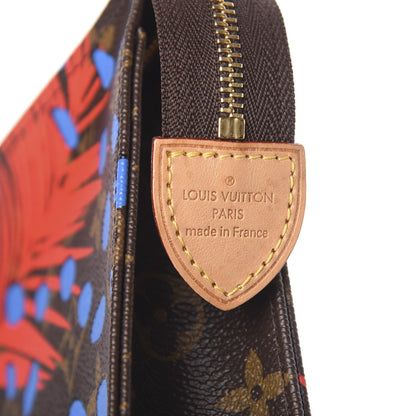 Louis Vuitton Monogram Jungle Dots Toiletry Pouch 26 Coquelicot Denim 6 of 7