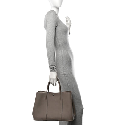 Hermes Vache Country Garden Party 36 MM Gris Asphalt 2 of 13