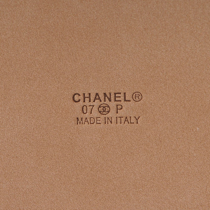 Chanel Metallic Lambskin CC Buckle Wide Belt 70 28 Gold 7 of 10
