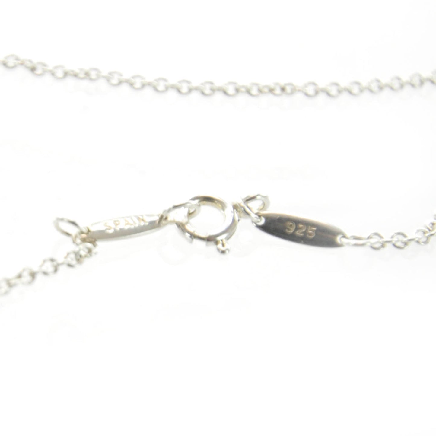 Sterling Silver 22mm Elsa Peretti Open Heart Pendant Necklace