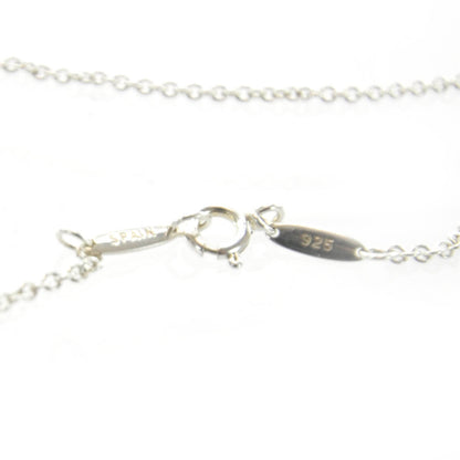 Tiffany Sterling Silver 22mm Elsa Peretti Open Heart Pendant Necklace 5 of 5