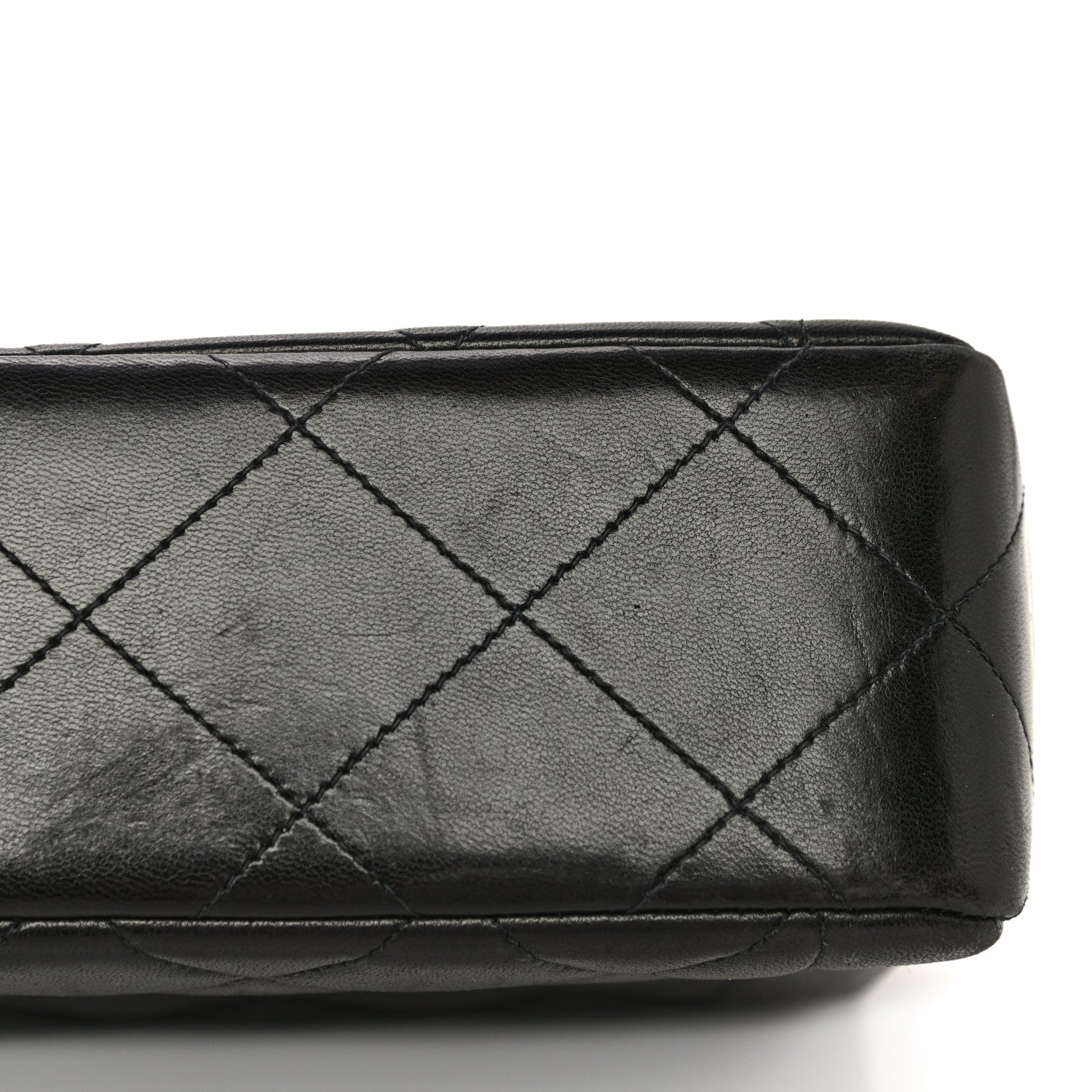 Chanel Lambskin Quilted Medium Single Flap Black 29 of 37