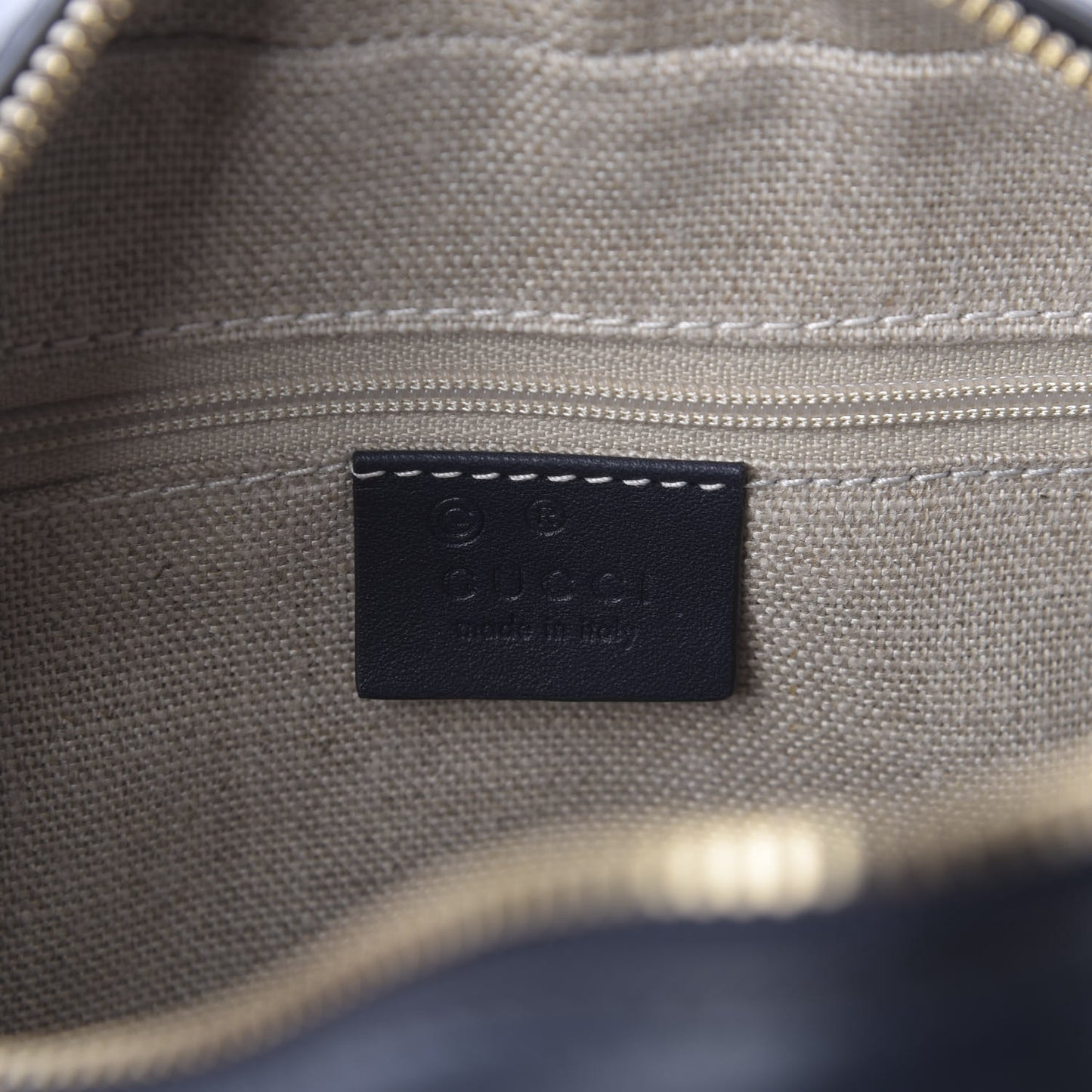 Soft Microguccissima Small Crossbody Bag Blue