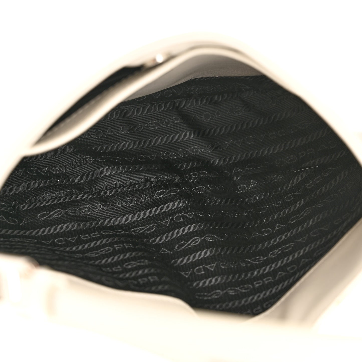 Spazzolato Cleo Shoulder Bag White