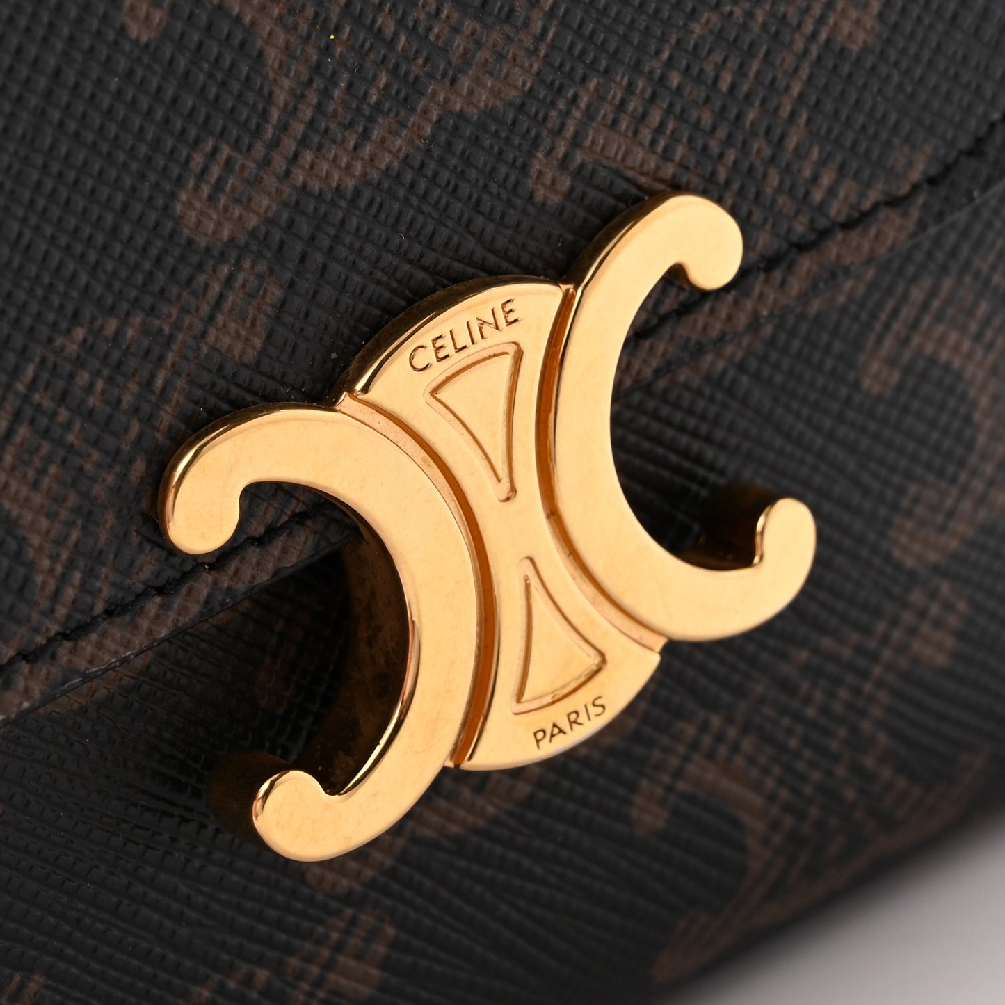 Triomphe Canvas Small Triomphe Wallet Tan