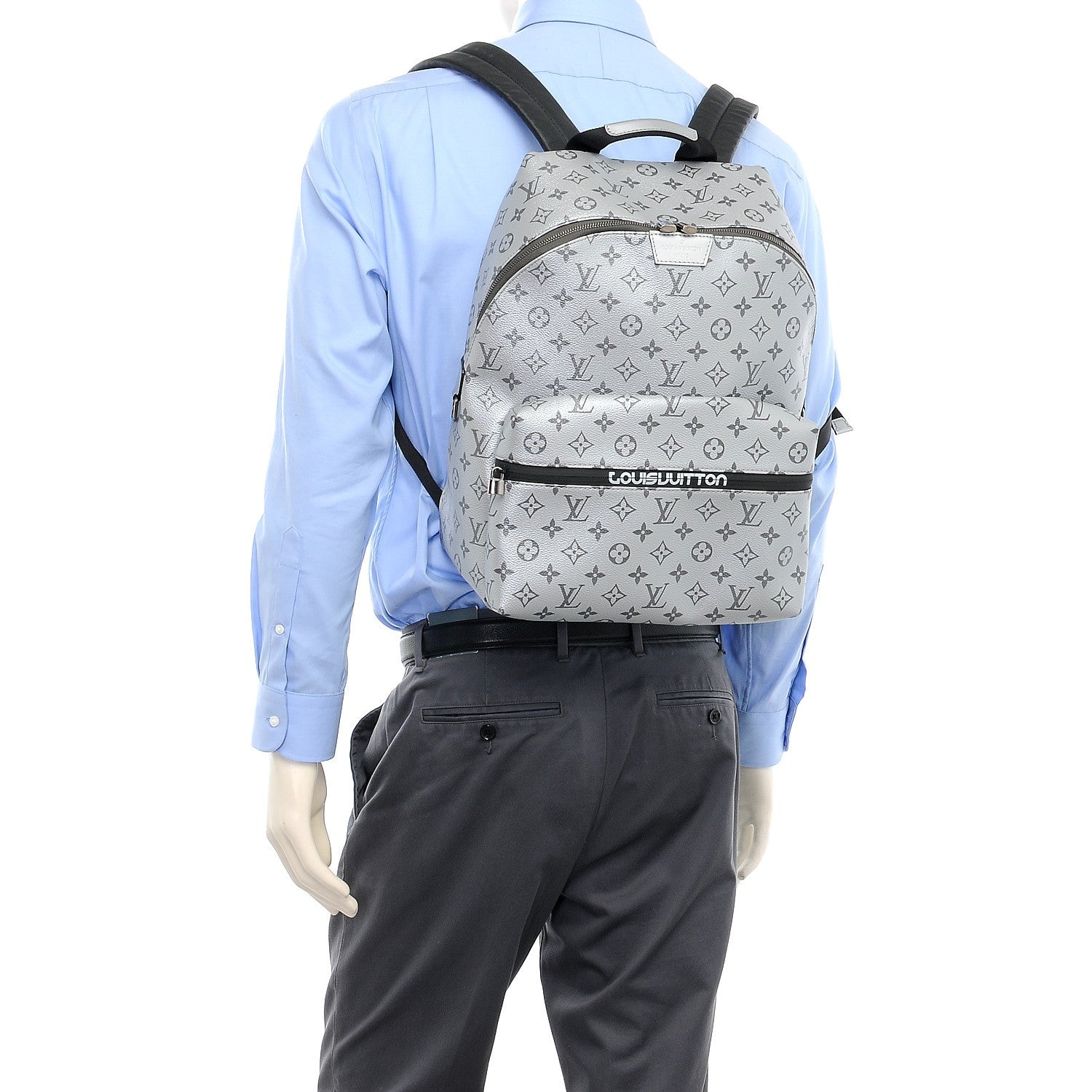 Louis Vuitton Monogram Reflect Outdoor Apollo Backpack Silver 2 of 7