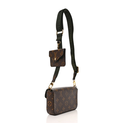 Louis Vuitton Monogram Felicie Strap & Go Kaki 3 of 9