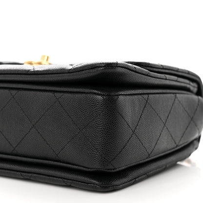 Chanel Caviar Quilted Coco First Flap Black 10 of 11