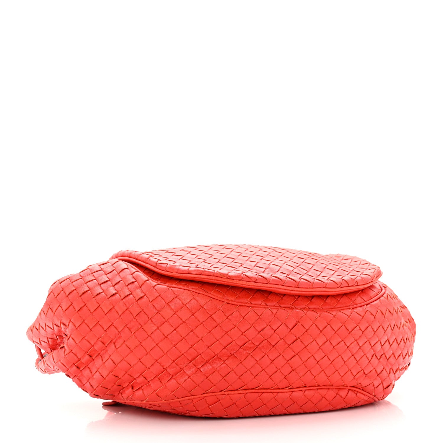 Bottega Veneta Nappa Intrecciato Crossbody Flap Bag Red 4 of 18