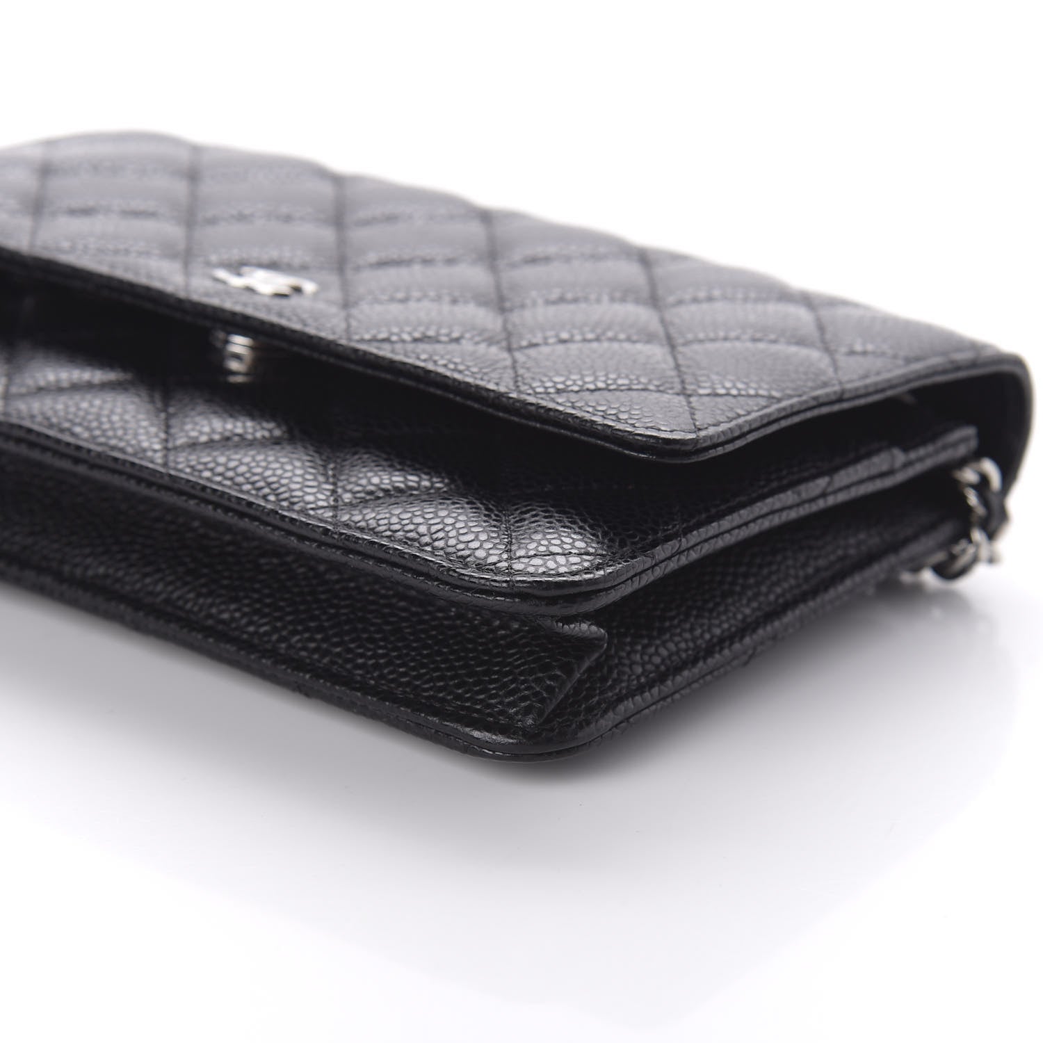 Chanel Caviar Quilted Wallet On Chain WOC Black 7 of 11