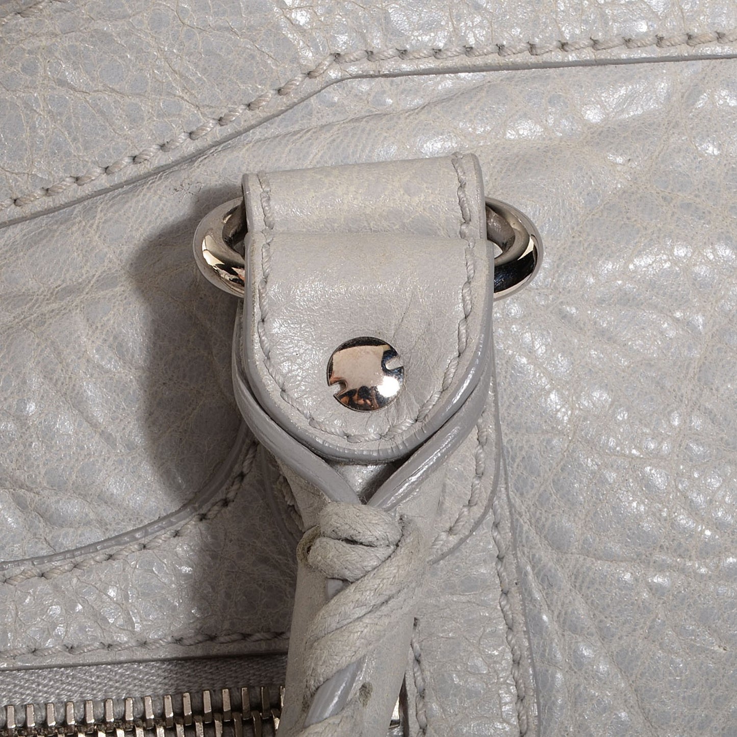 Agneau Giant 12 Silver Hardware City Gris Ciment