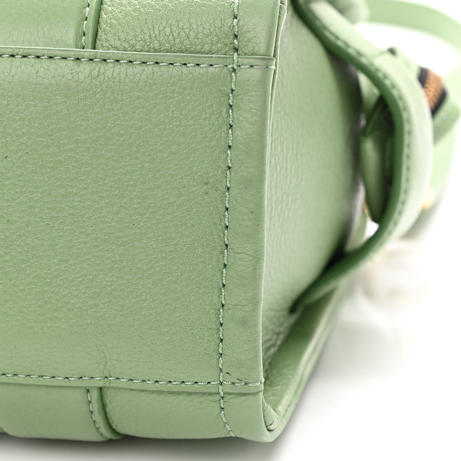 Marc Jacobs Grained Calfskin Small The Tote Bag Aspen Green 15 of 15