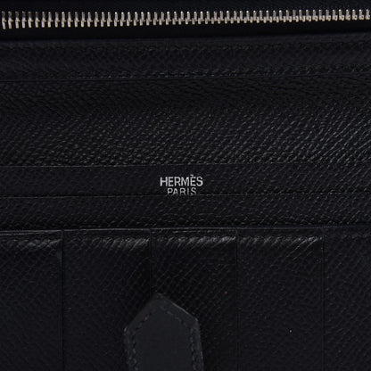 Hermes Epsom Bearn Gusset Wallet Black 6 of 13