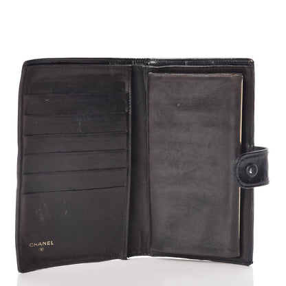 Chanel Patent Timeless CC French Wallet Black 5 of 23