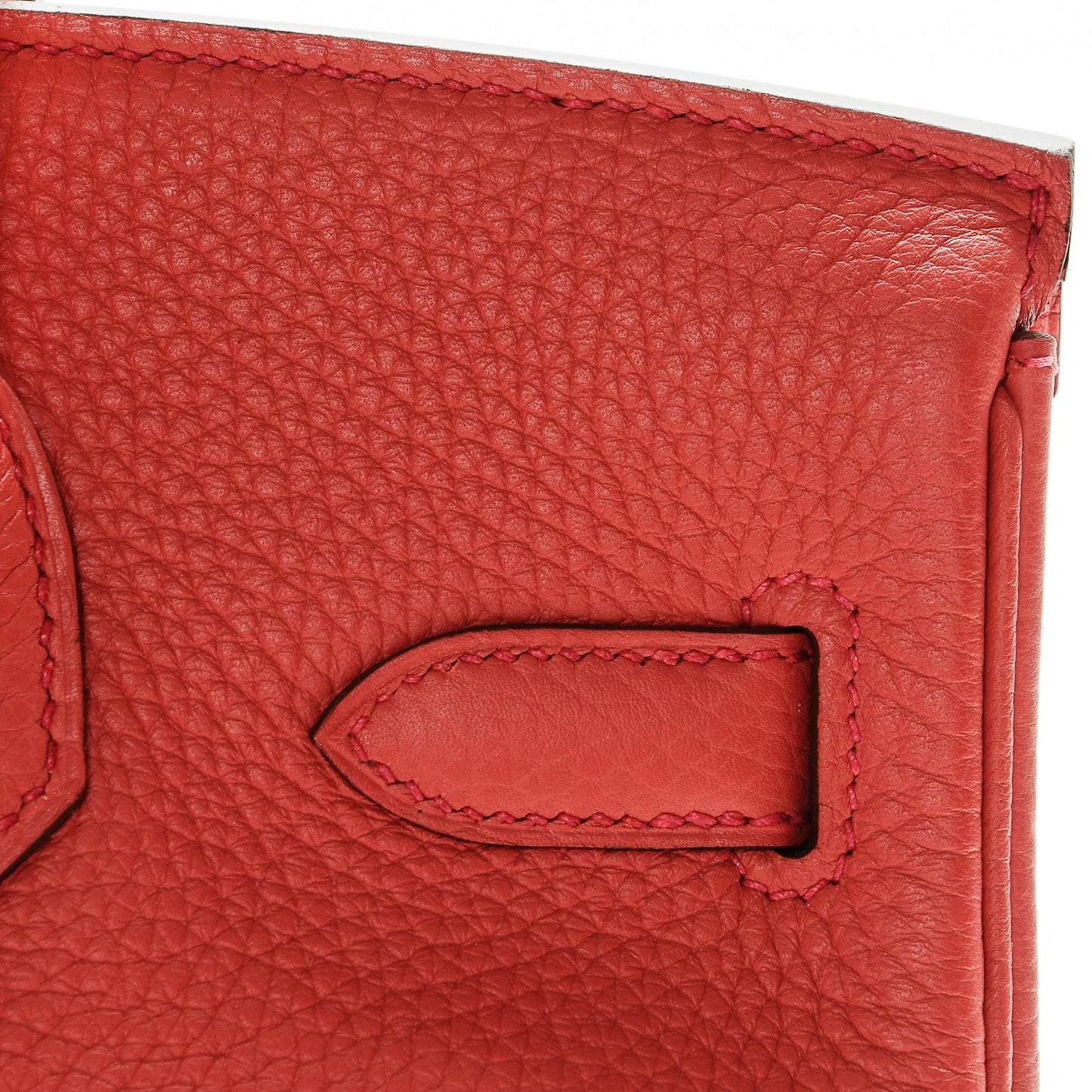 Togo Birkin 30 Rouge Pivoine
