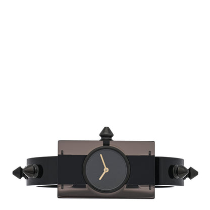 Gucci Stainless Steel Plexiglass 24mm Vintage Web Quartz Watch Black 2 of 4
