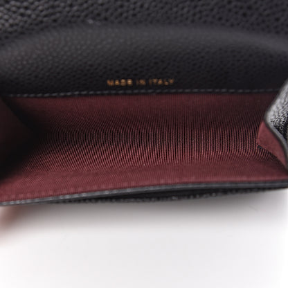 Chanel Caviar Quilted Flap Card Holder Wallet Black 5 of 9