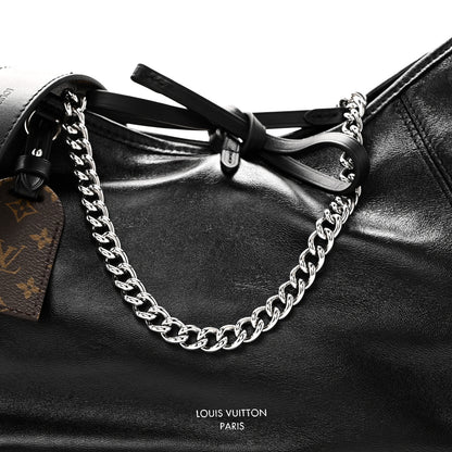 Louis Vuitton Lambskin CarryAll Cargo Vibe PM Black 7 of 9