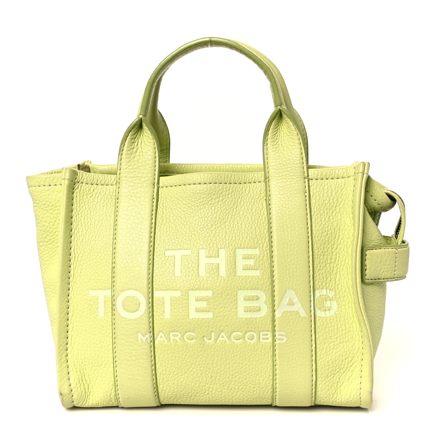 Marc Jacobs Grained Calfskin Small The Tote Bag Limoncello 1 of 12