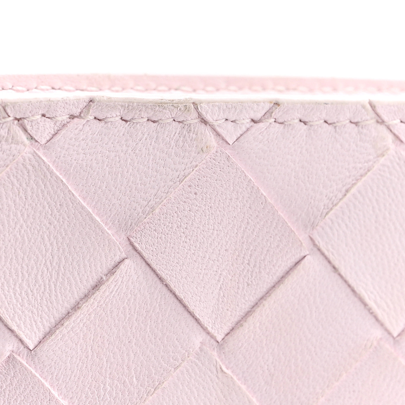 Nappa Intrecciato Bifold Zip Wallet Bliss Washed