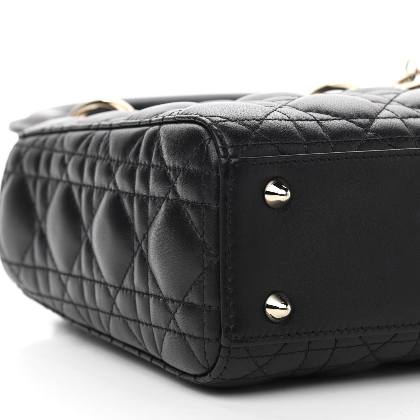 Lambskin Cannage Small My ABCDior Lady Dior Black