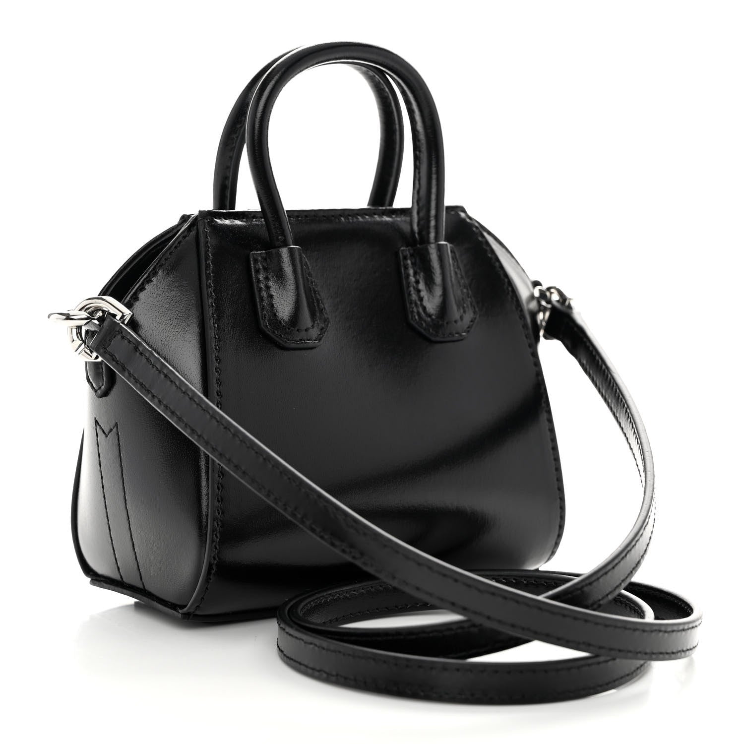 Givenchy Shiny Lord Calfskin Micro Antigona Black 3 of 9