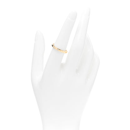 Chopard 18K Yellow Gold Diamond Ice Cube Band Ring 55 7.25 2 of 5