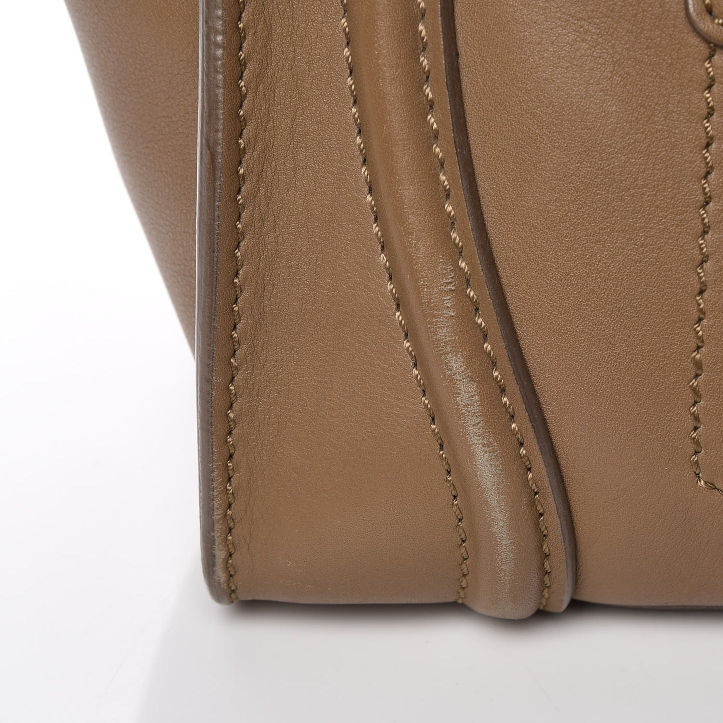 Smooth Calfskin Mini Luggage Camel