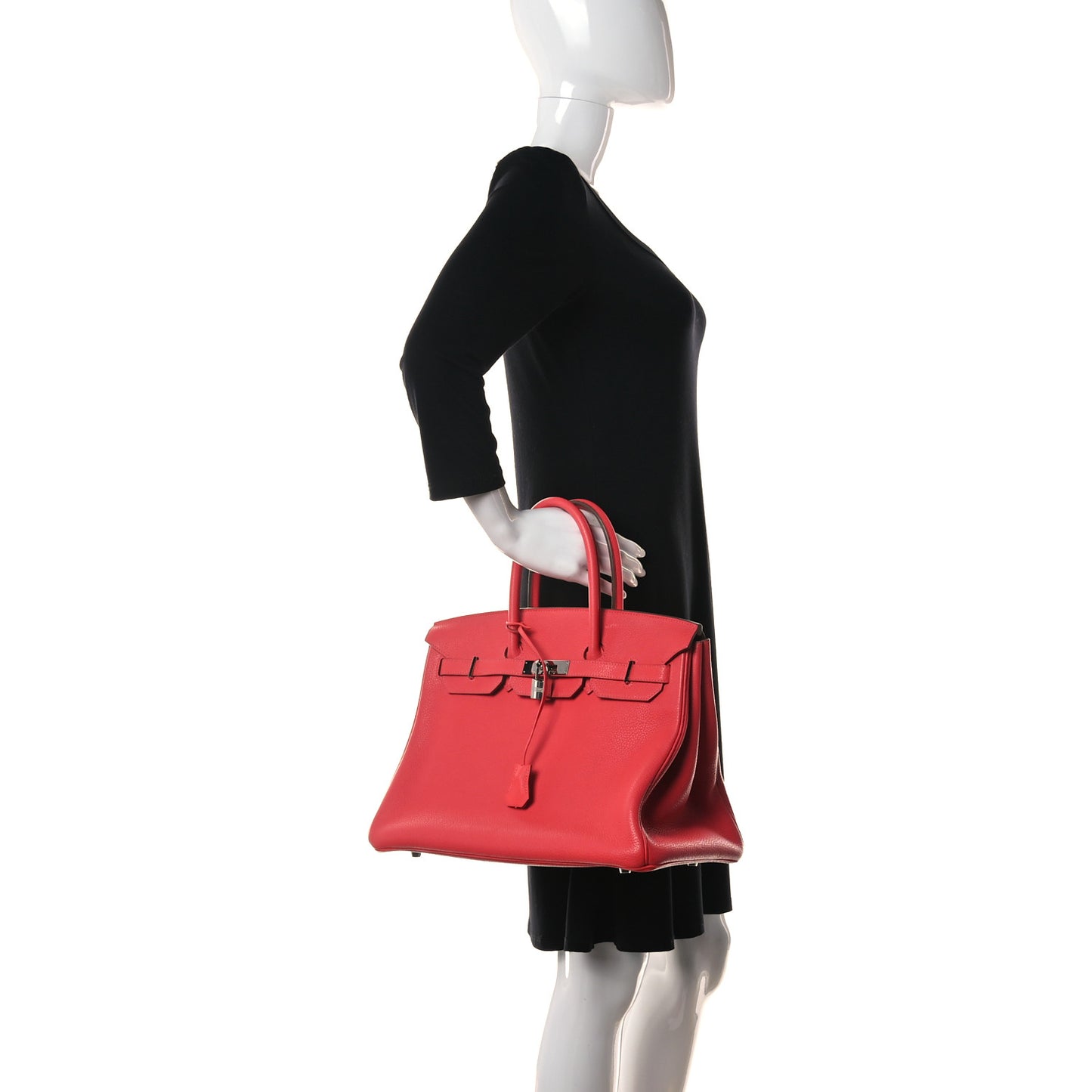 Taurillon Clemence Birkin 35 Rose Jaipur