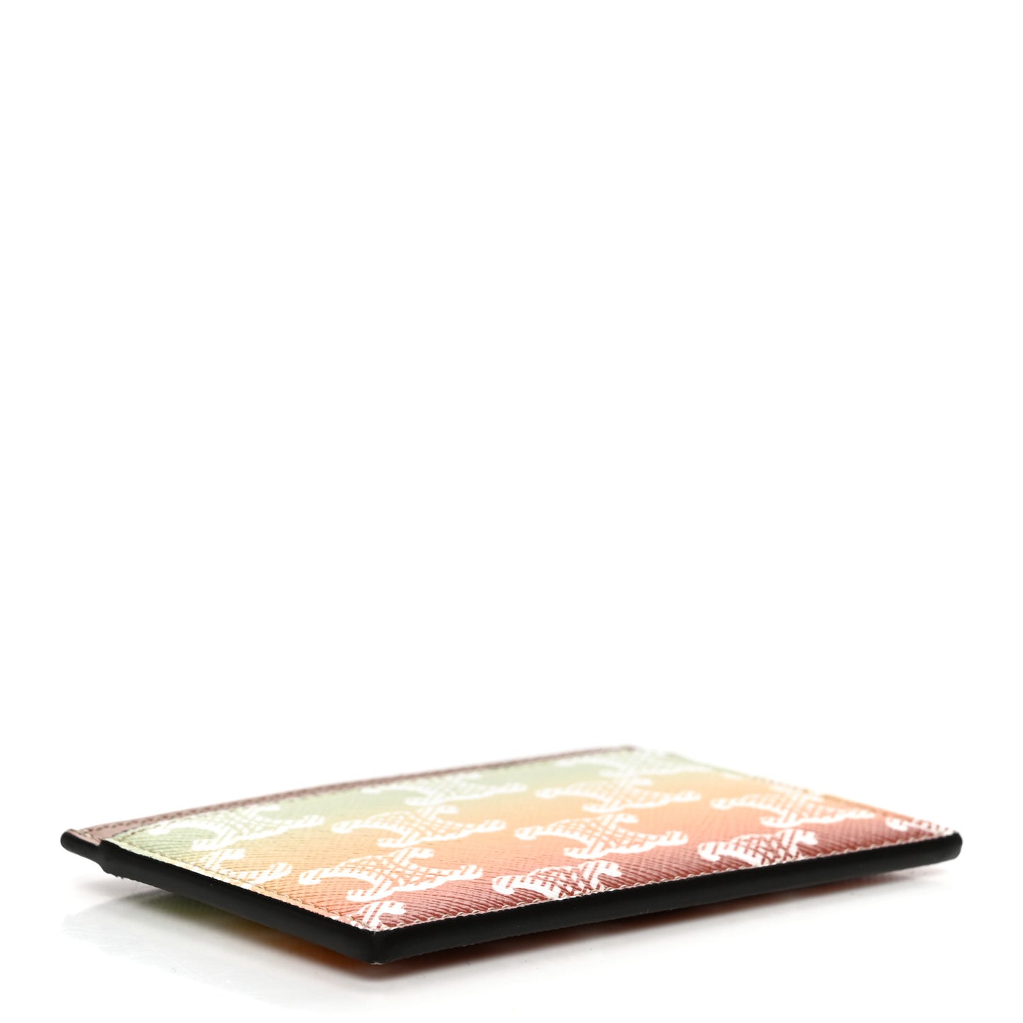 Triomphe Canvas Card Holder Multicolor