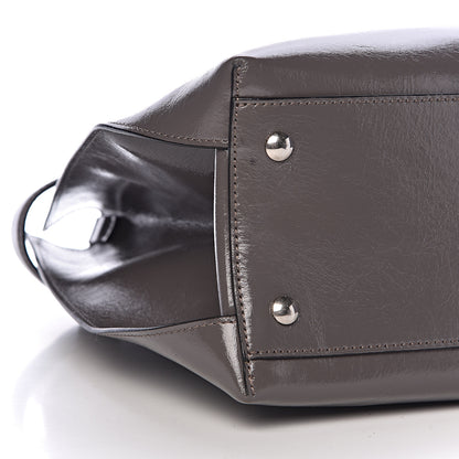 Burberry Soft Calfskin Medium Banner Tote Sepia Grey 8 of 11