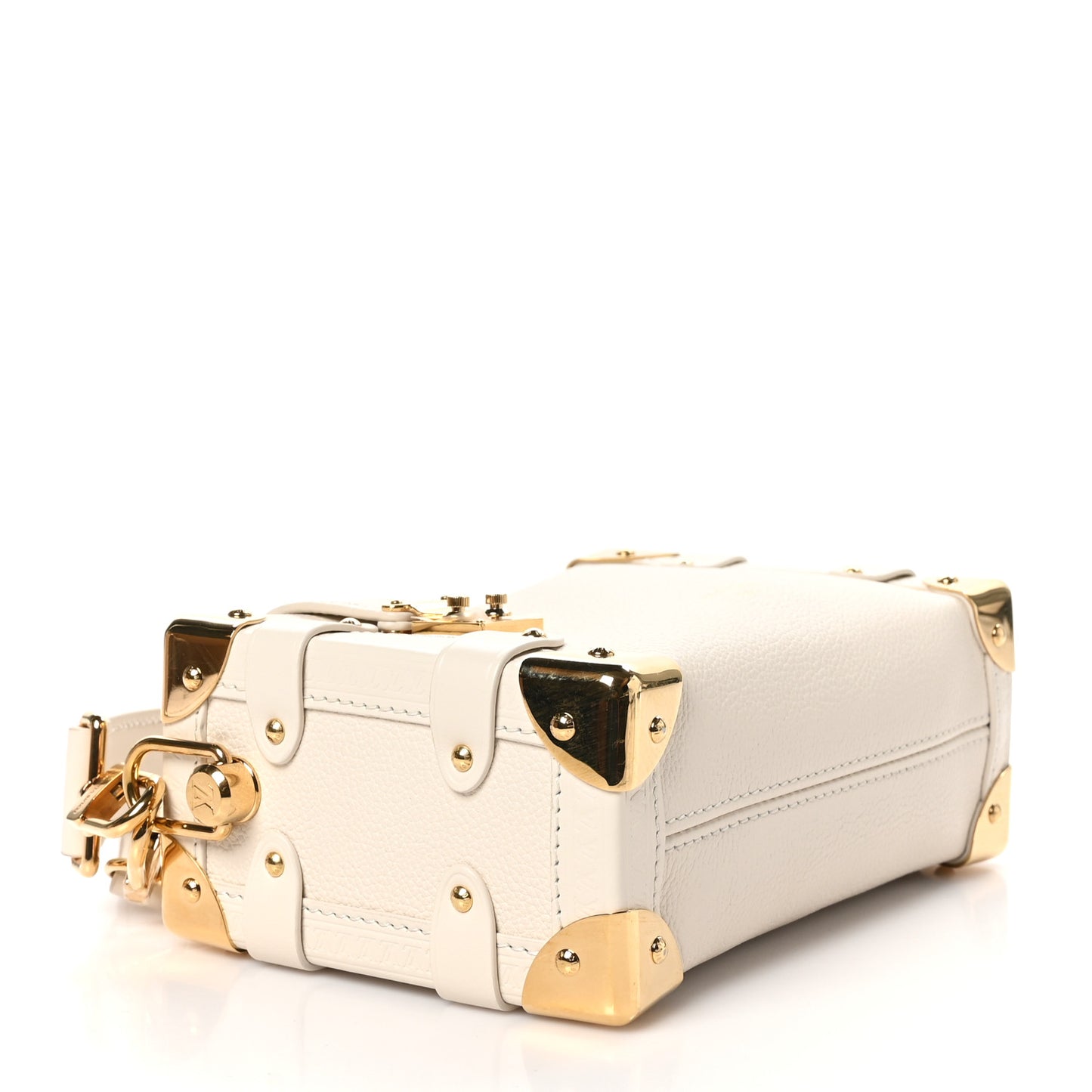 Calfskin Side Trunk PM Chalk